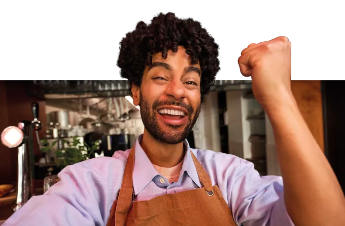 Flexi-jobber aan het werk als afwasser